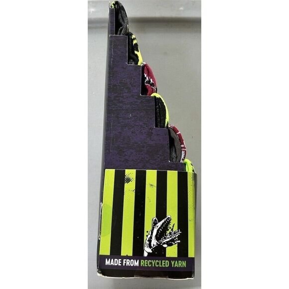 Beetlejuice the Movie  Socks 6 Pair CREW SOCKS Men Size 8-12 Bioworld - Picture 4 of 8